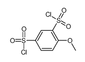 4-methoxybenzene-1,3-disulfonyl chloride Structure