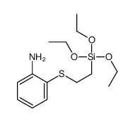 2-(2-triethoxysilylethylsulfanyl)aniline结构式