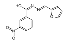 N-(furan-2-ylmethylideneamino)-3-nitrobenzamide Structure