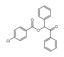 benzoin p-chlorobenzoate结构式