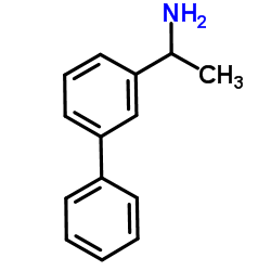 1-(3-Biphenylyl)ethanamine Structure