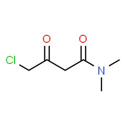 Butanamide,4-chloro-N,N-dimethyl-3-oxo- Structure