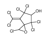 2,4,4,6,6-Pentachloro-7-dichloromethylene-1-oxa-spiro[2.4]heptan-5-ol Structure