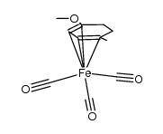 tricarbonyl(η4-1-methoxy-4-methylcyclohexa-1,3-diene)iron(0)结构式