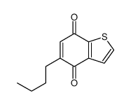 5-butyl-1-benzothiophene-4,7-dione Structure