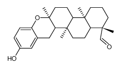 23-Hydroxy-4,8-dimethyl-16,24-cyclo-D(17a)-homo-21-nor-17a-oxa-5α-chola-16,20(22),23-triene-4β-carbaldehyde picture