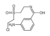 3-amino-N-[2-(2-chloroethylsulfonyl)ethyl]benzamide Structure