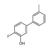 2-fluoro-5-(3-methylphenyl)phenol Structure