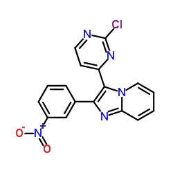 3-(2-Chloro-4-pyrimidinyl)-2-(3-nitrophenyl)imidazo[1,2-a]pyridine结构式