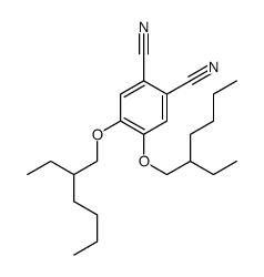 4,5-bis(2-ethylhexoxy)benzene-1,2-dicarbonitrile结构式