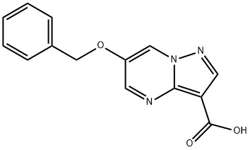 6-(benzyloxy)pyrazolo[1,5-a]pyrimidine-3-carboxylic acid Structure
