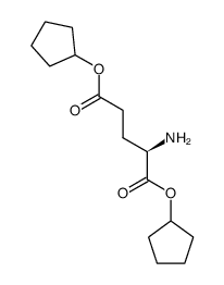 dicyclopentyl D-glutamate Structure