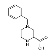 (R)-4-苄基哌嗪-2-羧酸结构式