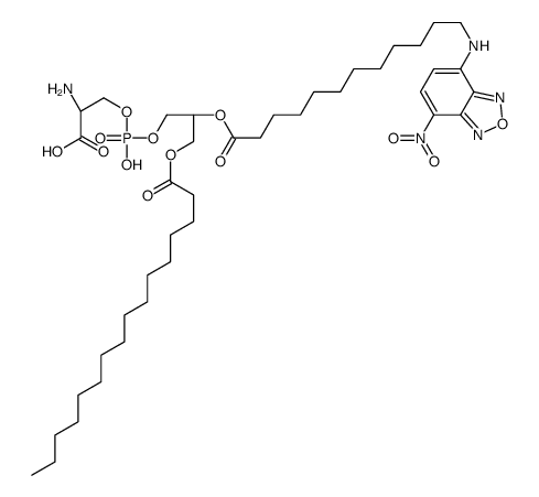 (1-Palmitoyl-2-nbd-aminododecanoyl)phosphatidylserine structure