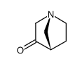 (1R,4S)-1-azabicyclo[2.2.1]heptan-3-one Structure