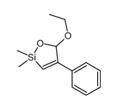 5-ethoxy-2,2-dimethyl-4-phenyl-5H-oxasilole结构式