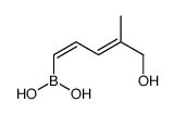 [(1E,3E)-5-hydroxy-4-methylpenta-1,3-dienyl]boronic acid结构式