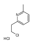 PYRIDINE,2-(2-CHLOROETHYL-6-METHYL-HYDROCHLORIDE)(1:1) picture