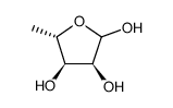 5-Deoxy-L-ribose Structure