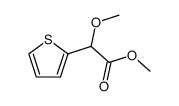 α-methoxy-α-(2-thienyl)acetate结构式