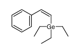 triethyl(2-phenylethenyl)germane Structure