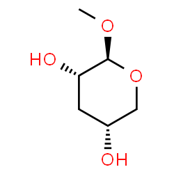 Methyl 3-deoxy-β-L-erythro-pentopyranoside Structure