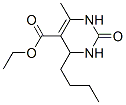 ethyl 4-butyl-6-methyl-2-oxo-1,2,3,4-tetrahydropyrimidine-5-carboxylate结构式