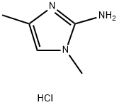 1,4-二甲基-1H-咪唑-2-胺盐酸盐结构式