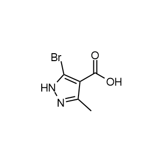 5-Bromo-3-methyl-1H-pyrazole-4-carboxylic acid structure