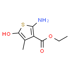 3-Thiophenecarboxylicacid,2-amino-5-hydroxy-4-methyl-,ethylester(9CI) structure