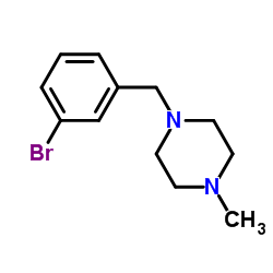 1-(3-Bromobenzyl)-4-methylpiperazine Structure