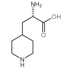 3-(4-哌啶)丙氨酸结构式