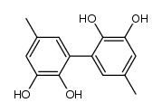 5,5'-Dimethyl-1,1'-biphenyl-2,2',3,3'-tetrol Structure