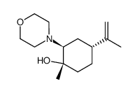 (1S,2R,4S)-1-Methyl-2-Morpholino-4-(prop-1-en-2-yl)cyclohexanol结构式