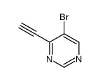 5-bromo-4-ethynylpyrimidine Structure