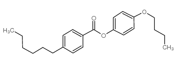 4-n-butyloxyphenyl 4-n-hexylbenzoate Structure