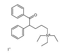 triethyl-(5-oxo-4,5-diphenylpentyl)azanium,iodide结构式