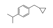 1-(cyclopropylmethyl)-4-propan-2-ylbenzene结构式