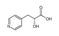 (R)-2-hydroxy-3-(pyridin-4-yl)propanoic acid结构式