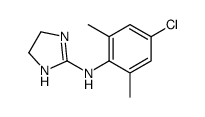 N-(4-chloro-2,6-dimethylphenyl)-4,5-dihydro-1H-imidazol-2-amine结构式