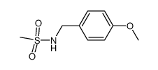 N-[(4-Methoxyphenyl)Methyl]Methanesulfonamide Structure