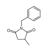 1-benzyl-3-methylpyrrolidine-2,5-dione结构式