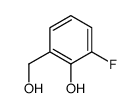 2-氟-6-(羟甲基)苯酚结构式