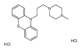 10-[3-(4-methylpiperazin-1-yl)propyl]phenothiazine,dihydrochloride Structure