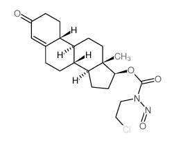 Estr-4-en-3-one,17-[[[(2-chloroethyl)nitrosoamino]carbonyl]oxy]-, (17b)- (9CI)结构式