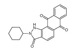 2-cyclohexyl-1H-naphtho[2,3-g]indazole-3,6,11-trione Structure