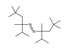 bis(2,3,5,5-tetramethylhexan-3-yl)diazene Structure