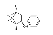 (1R,2S,4R)-1,7,7-trimethyl-2-(4-methylphenyl)bicyclo[2.2.1]heptan-2-ol结构式