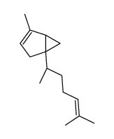 5-(1,5-Dimethyl-4-hexenyl)-2-methylbicyclo[3.1.0]hex-2-ene Structure