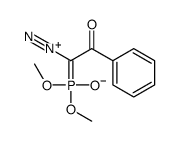 2-diazonio-2-dimethoxyphosphoryl-1-phenylethenolate Structure